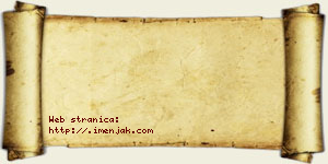 Tijana Mošorinac vizit kartica